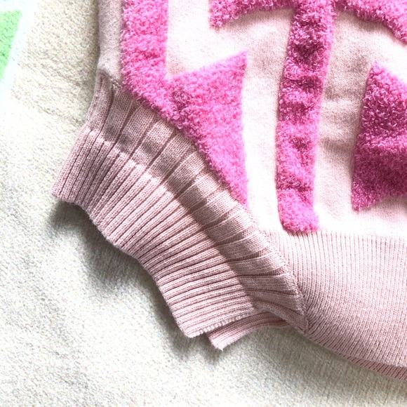 CHOP THICK PINK SWEATERS GOES WITH SKIRTS - Picture 5 of 5